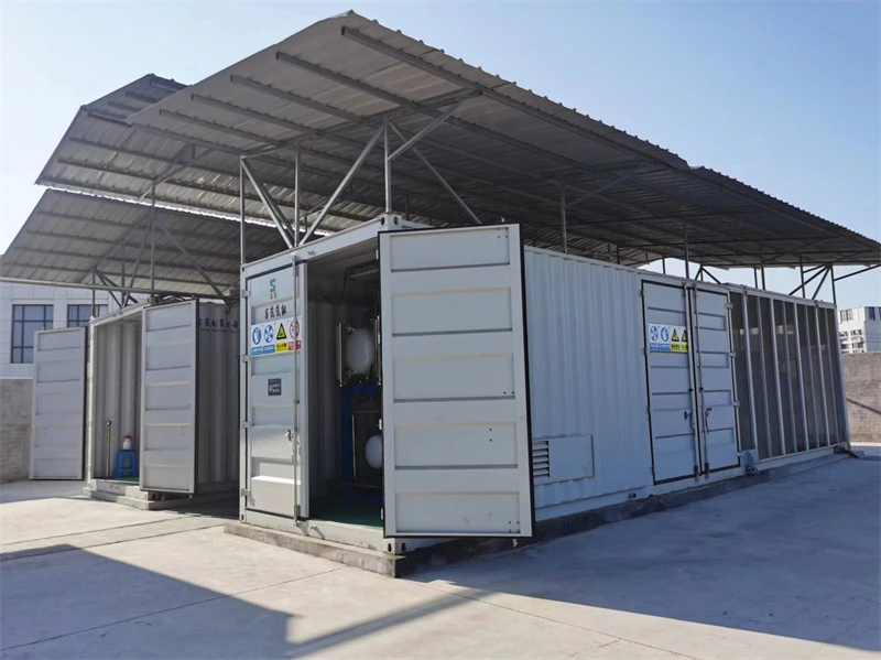 Containeriserad väteanläggning